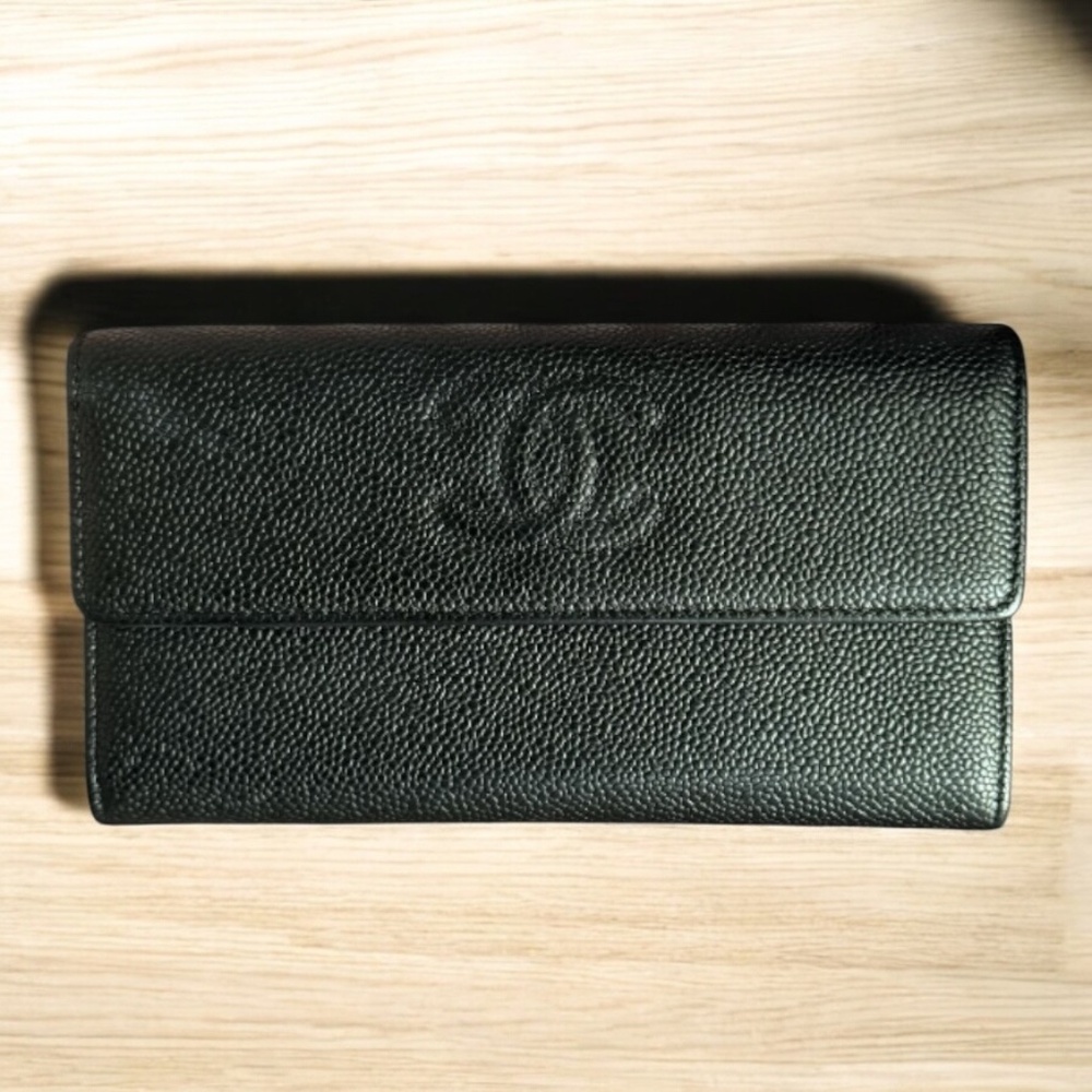 Chanel Timeless Flap Wallet Black